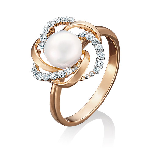 

Кольцо из золота р. 16,5 PLATINA jewelry 01-4458-00-302-1110-23, фианит, 01-4458-00-302-1110-23