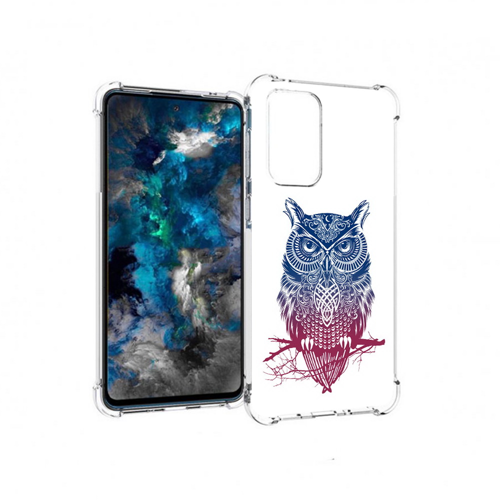 

Чехол MyPads Tocco для Samsung Galaxy A33 5G хиппи сова, Прозрачный, Tocco