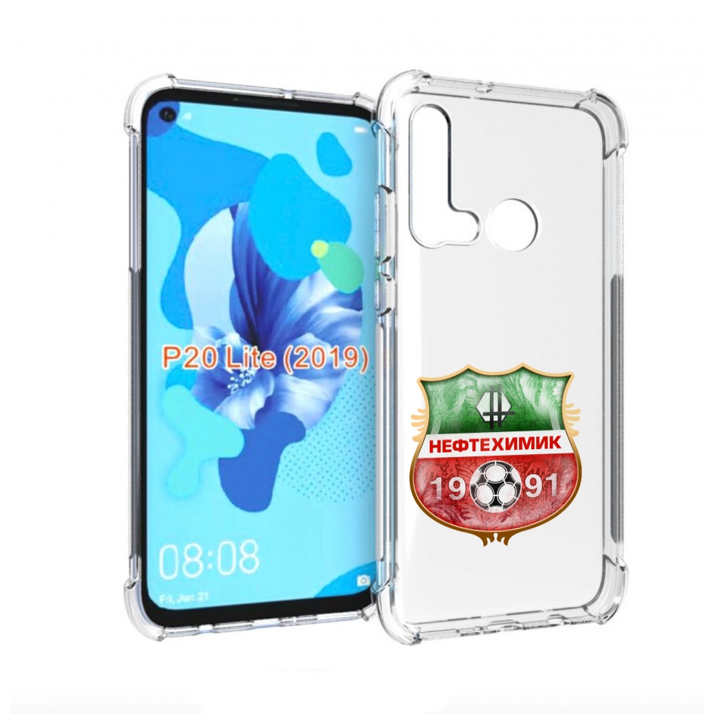 

Чехол бампер MyPads фк нефтехимик нижнекамск для Huawei P20 Lite, Прозрачный, Tocco