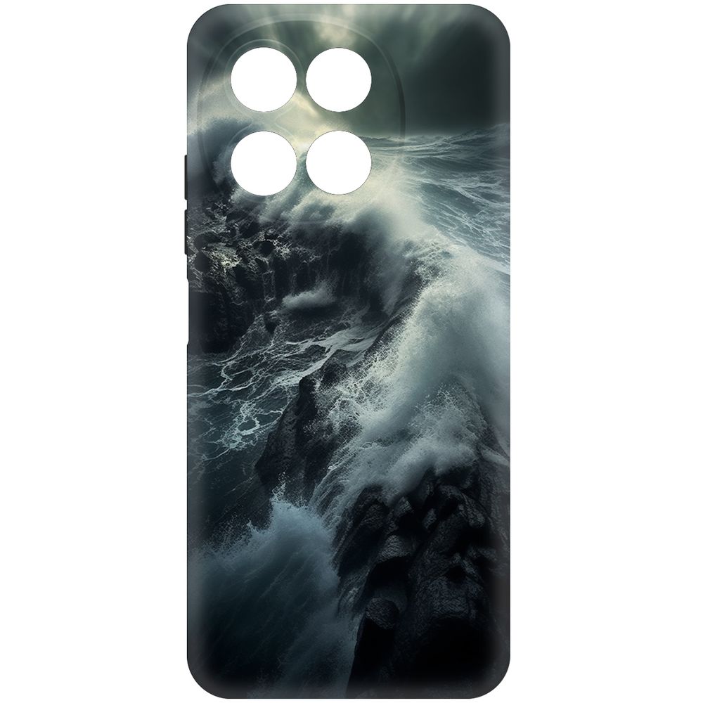 

Чехол-накладка Krutoff Soft Case Шторм для TECNO Spark 30 5G черный
