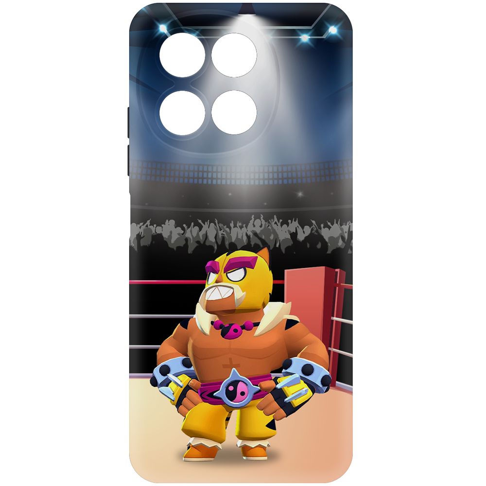 

Чехол-накладка Krutoff Soft Case Brawl Stars - Эль Тигро для TECNO Spark 30 5G черный
