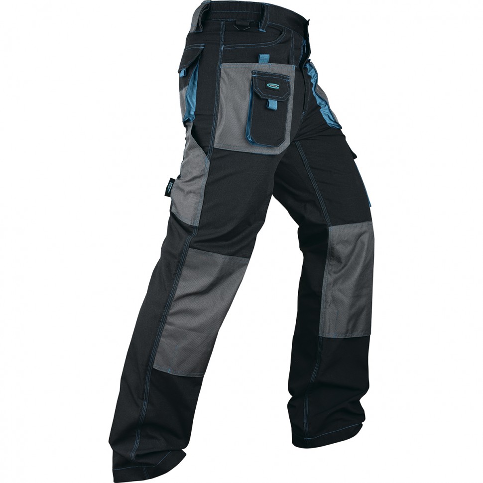 

Брюки рабочие мужские GROSS 90351 черные 3XL, Черный, 90351