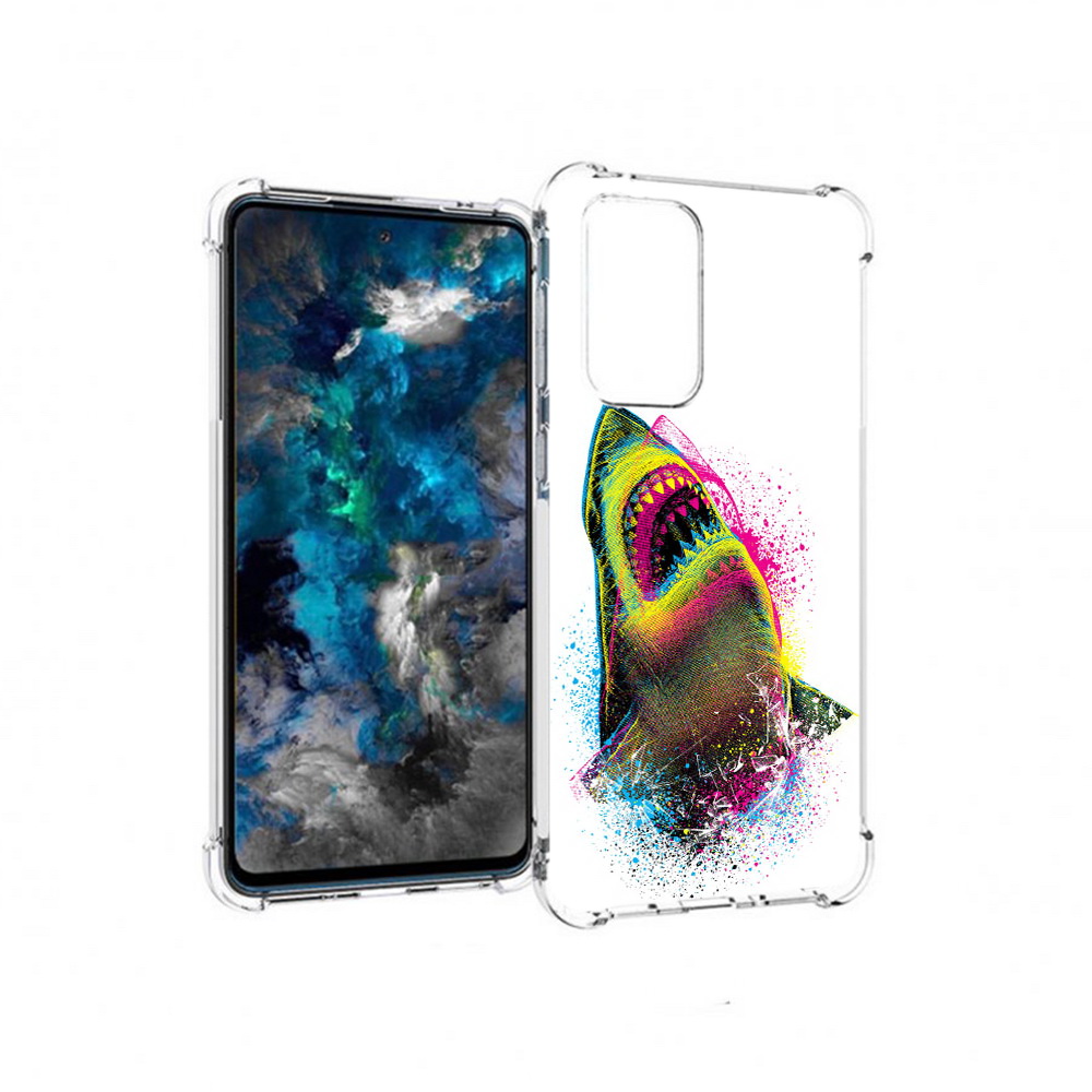

Чехол MyPads Tocco для Samsung Galaxy A33 5G челюсти-2, Прозрачный, Tocco