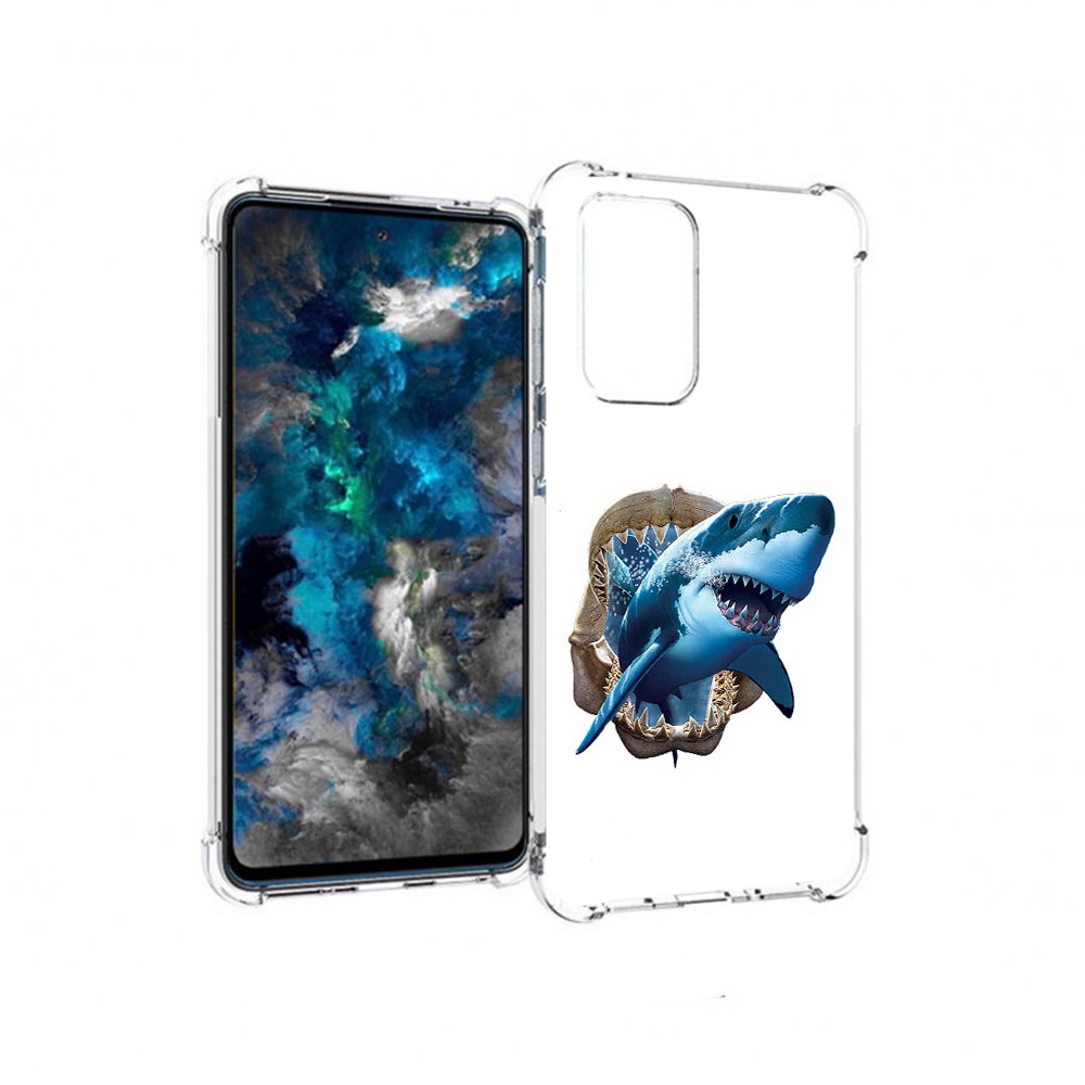 

Чехол MyPads Tocco для Samsung Galaxy A33 5G челюсти, Прозрачный, Tocco