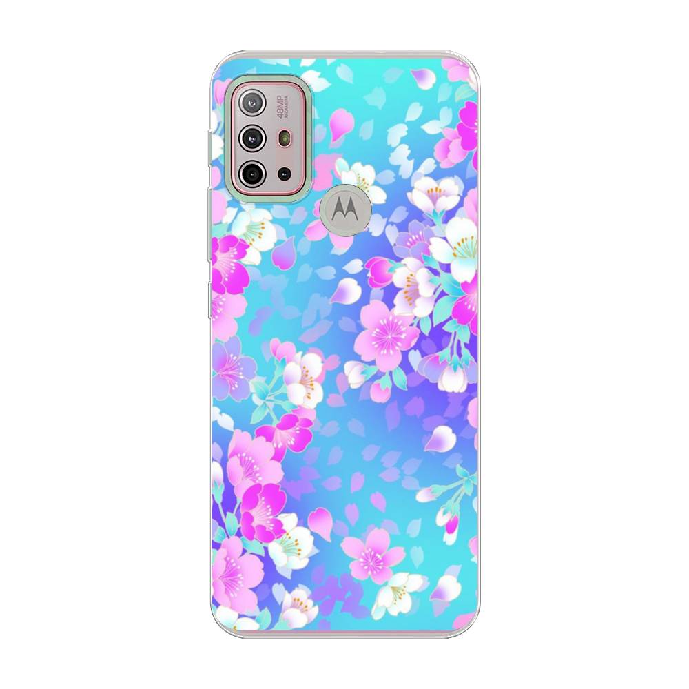 

Чехол Awog на Lenovo K13 Note/Motorola Moto G10/G20/G30 "Яблоневые цветы", Разноцветный, 242150-8