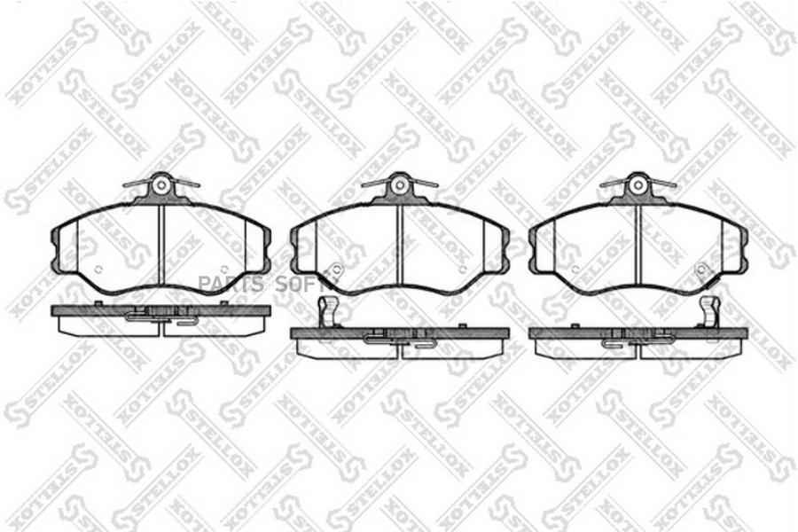 

Тормозные колодки Stellox 505002SX