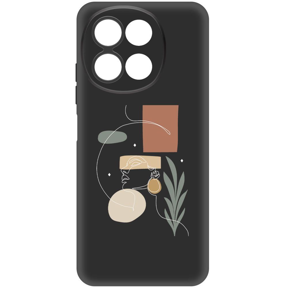 

Чехол-накладка Krutoff Soft Case Элегантность для TECNO Spark 30 5G черный
