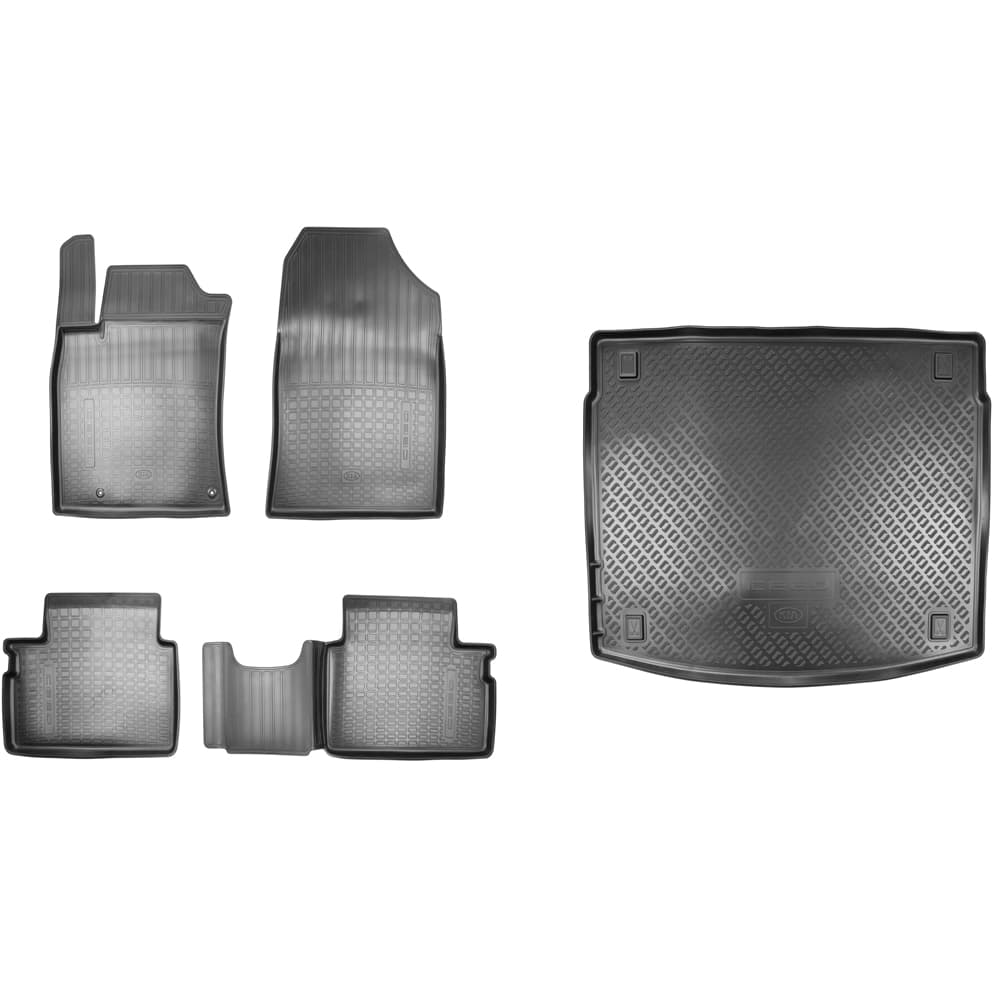 

Комплект ковриков в салн и багажник, резиновые, premium KIA арт. R8130J7110P