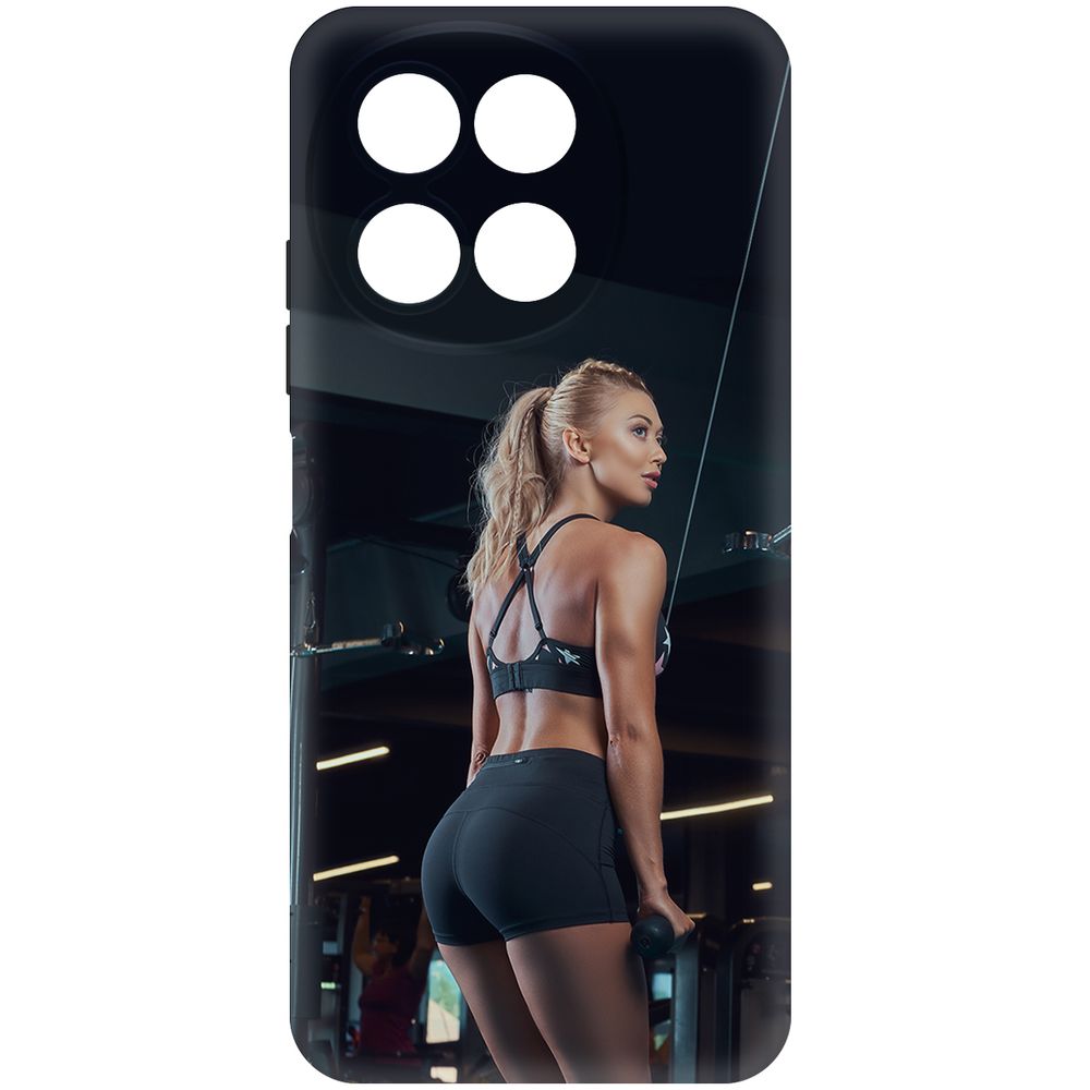 

Чехол-накладка Krutoff Soft Case Шорты женские для TECNO Spark 30 5G черный