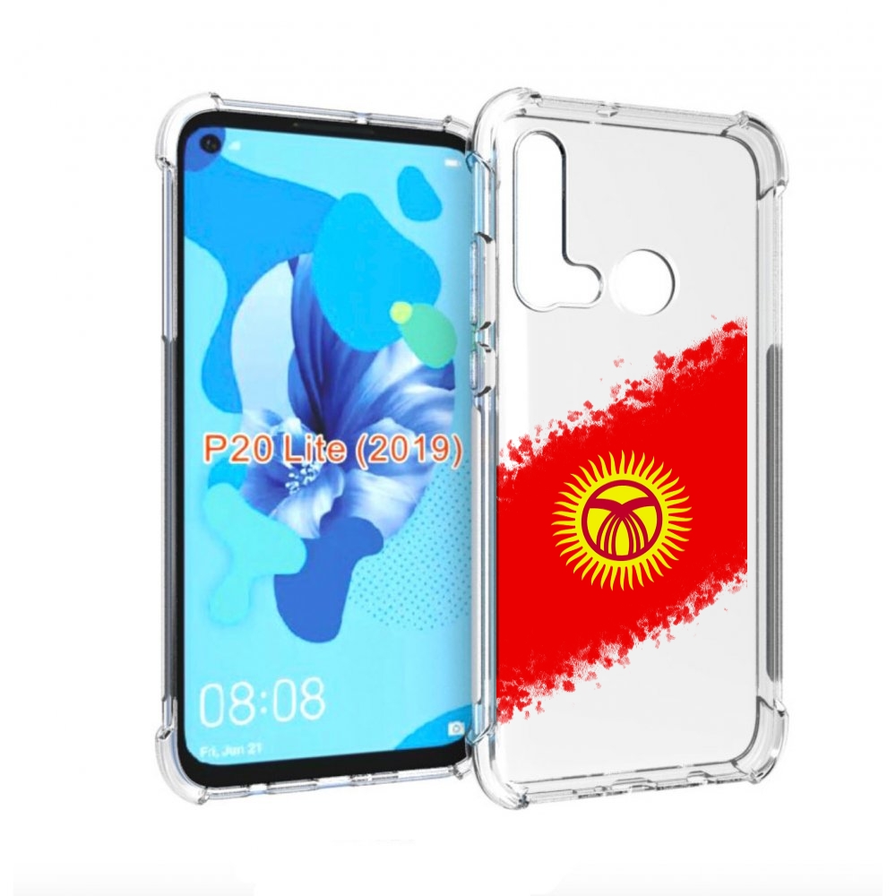 

Чехол бампер MyPads флаг Киргизии для Huawei P20 Lite (2019), Прозрачный, Tocco