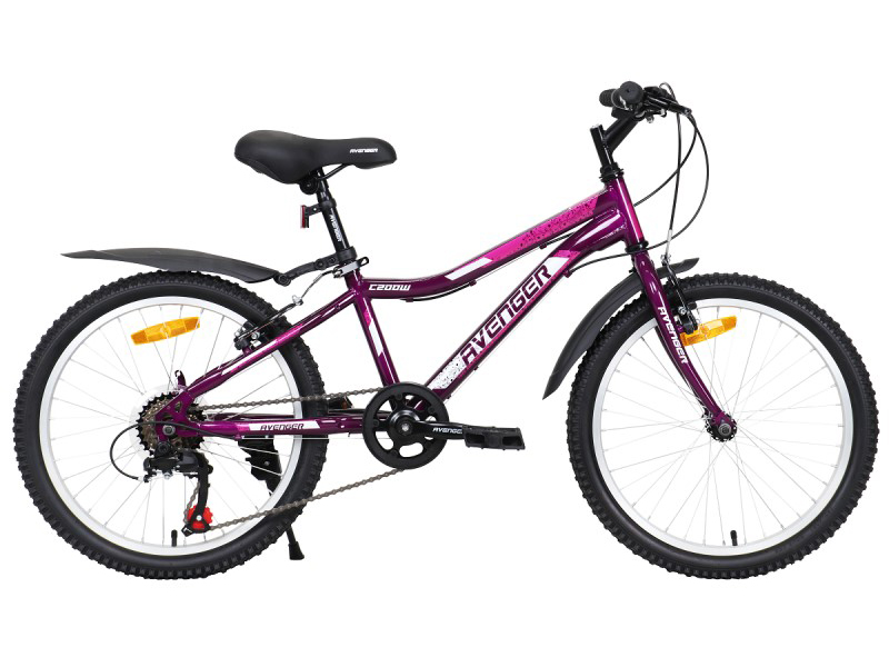 фото Велосипед avenger 20" c200w фиолетовый