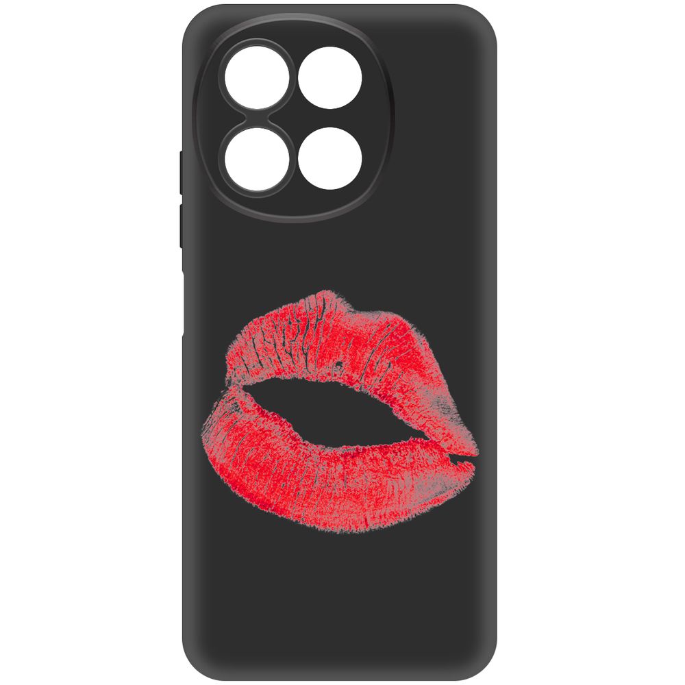 

Чехол-накладка Krutoff Soft Case След помады для TECNO Spark 30 5G черный