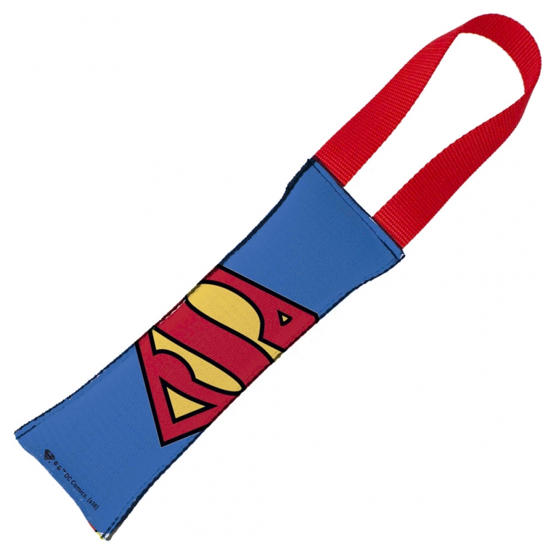 Игрушка-перетяжка для собак Buckle-Down Супермен с пищалкой 25 см