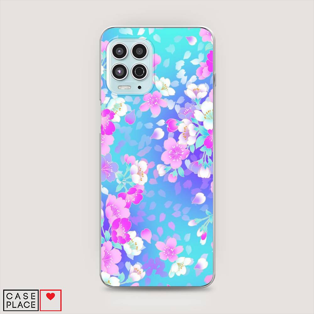 

Чехол Awog на Motorola Moto G100 "Яблоневые цветы", Разноцветный, 241650-8