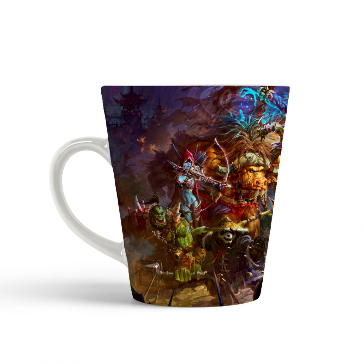

Конусная кружка CoolPodarok Варкрафт Warcraft (Герои в сражении)
