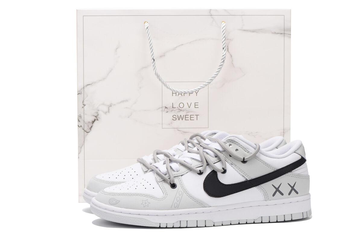 

Кеды унисекс Nike Dunk Low белые 39 EU, Белый, Dunk Low