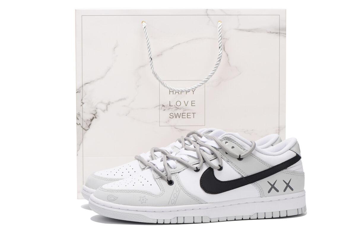 

Кеды унисекс Nike Dunk Low белые 44.5 EU, Белый, Dunk Low