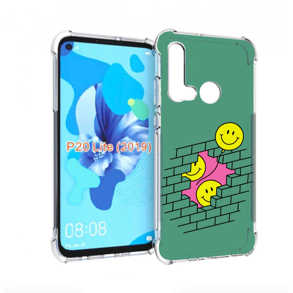 

Чехол бампер MyPads шарики в стене для Huawei P20 Lite (2019), Прозрачный, Tocco