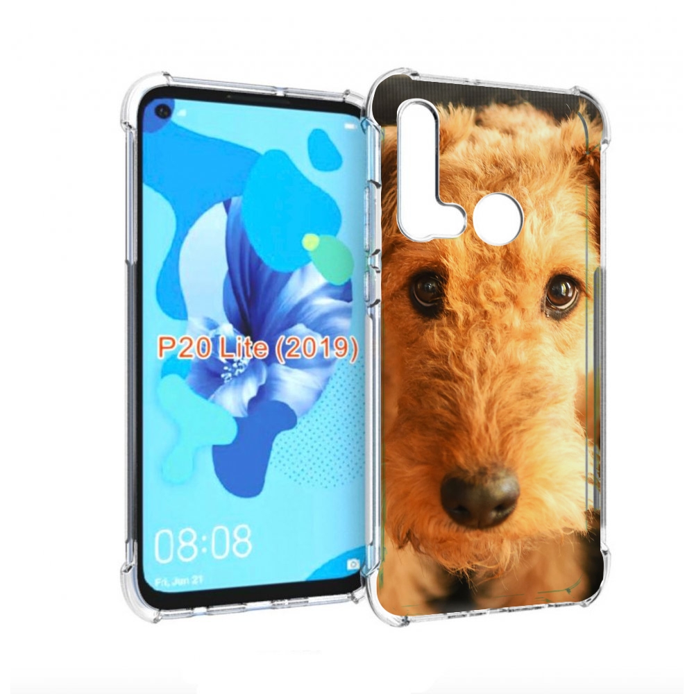 

Чехол бампер MyPads эрдельтерьер для Huawei P20 Lite (2019), Прозрачный, Tocco