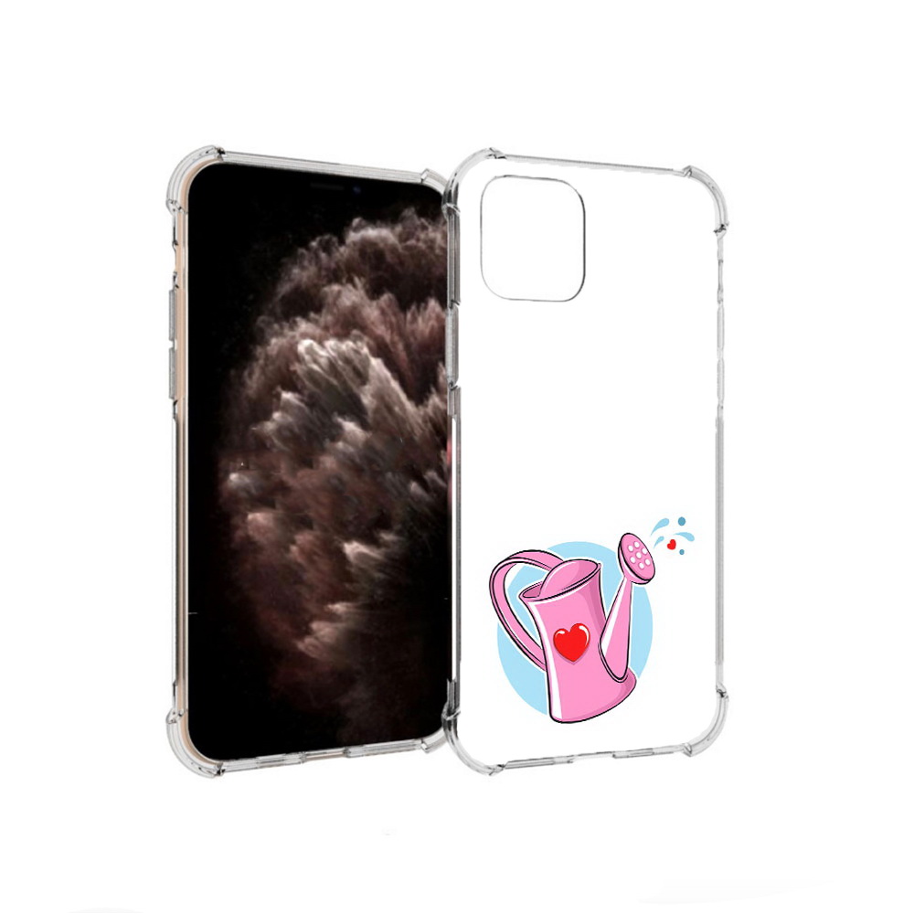 

Чехол MyPads Tocco для Apple iPhone 11 Pro Лейка любви 14 февраля, Прозрачный, Tocco