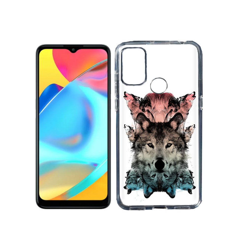 

Чехол MyPads Tocco для Alcatel 3L 6056H (2021) стая (PT160724.669.624), Прозрачный, Tocco