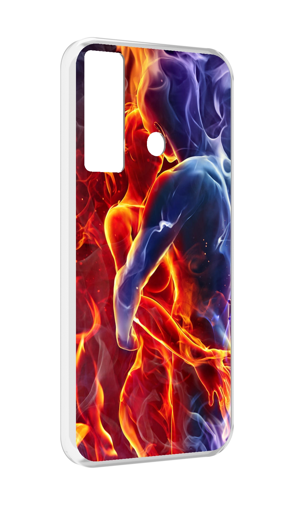 

Чехол MyPads Огонь-вода для Tecno Camon 17, Прозрачный, Tocco