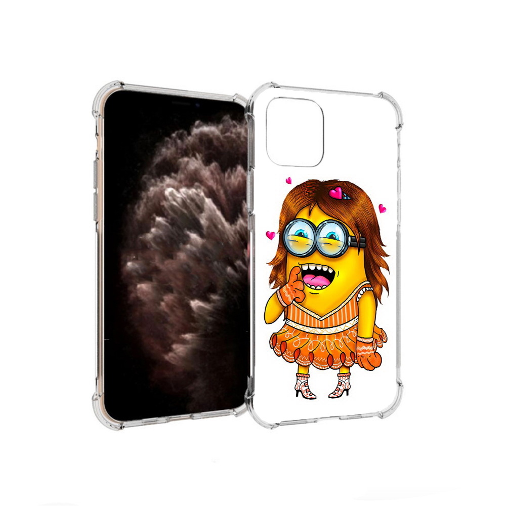 

Чехол MyPads Tocco для Apple iPhone 11 Pro Миньон девочка, Прозрачный, Tocco