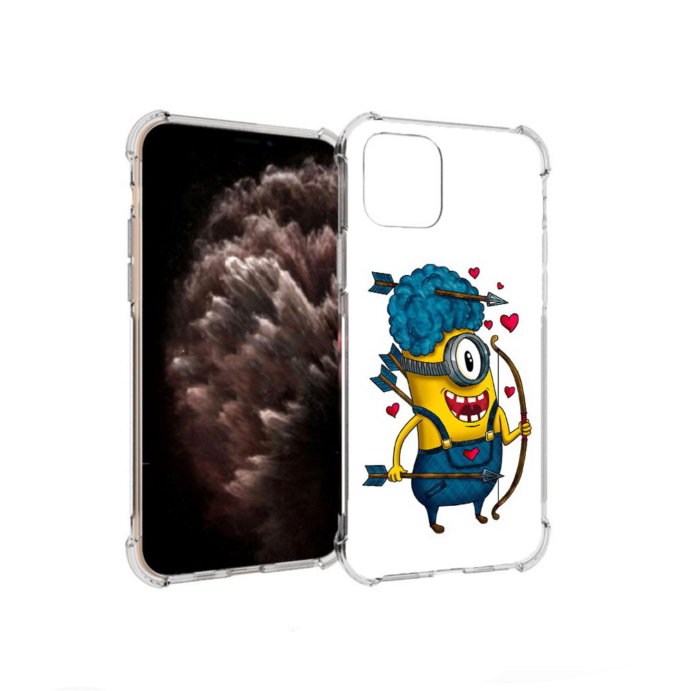 

Чехол MyPads Tocco для Apple iPhone 11 Pro Миньон купидон, Прозрачный, Tocco