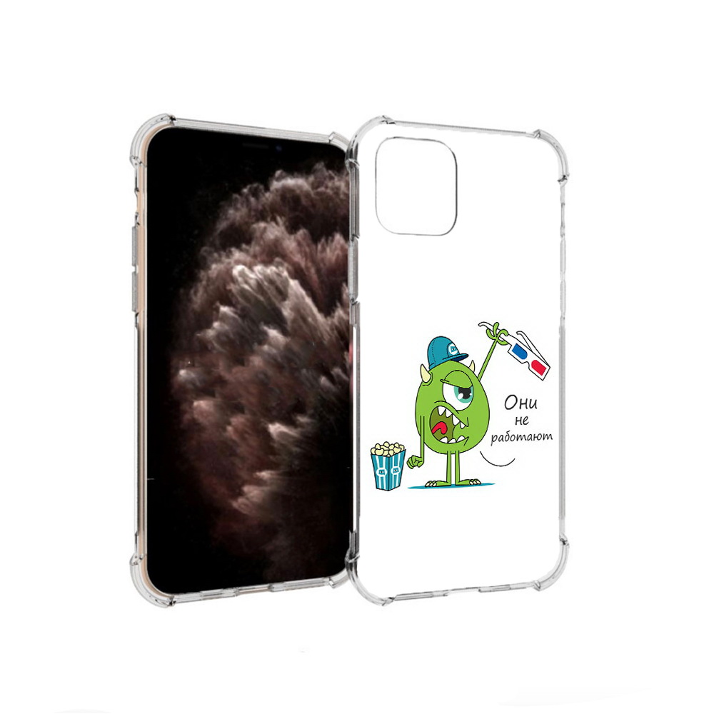 

Чехол MyPads Tocco для Apple iPhone 11 Pro Очки не работают, Прозрачный, Tocco