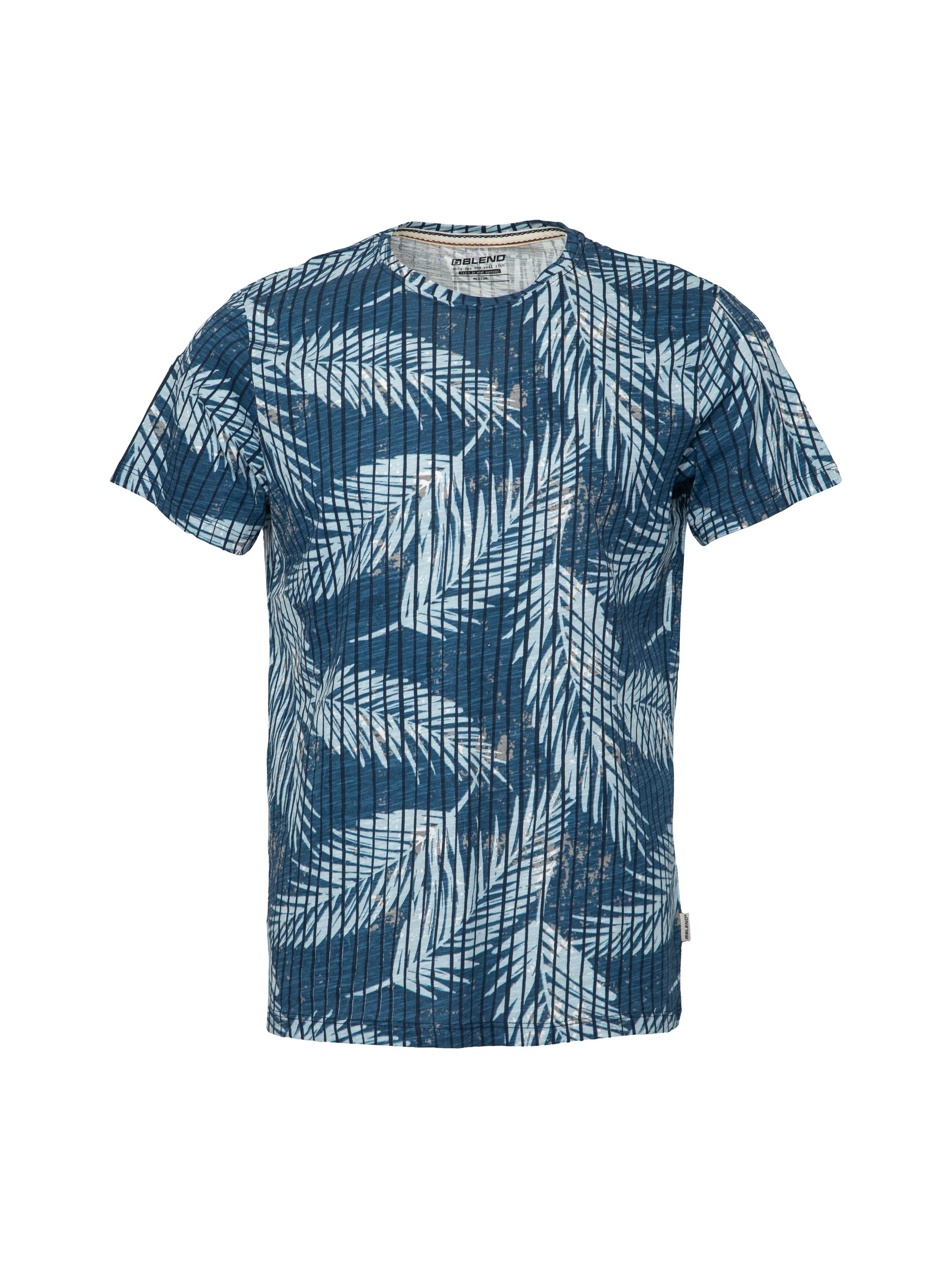 

Футболка мужская Blend 20715016 синяя 48 RU, Синий, 20715016