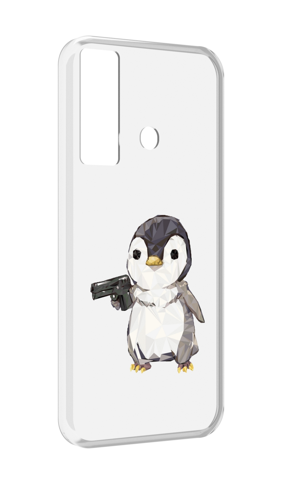 

Чехол MyPads Пингвин детский для Tecno Camon 17, Прозрачный, Tocco