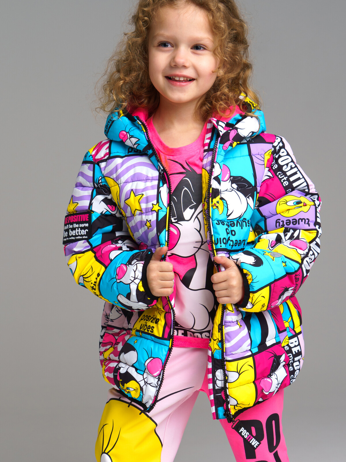 Куртка детская PlayToday 12342059, разноцветный, 104