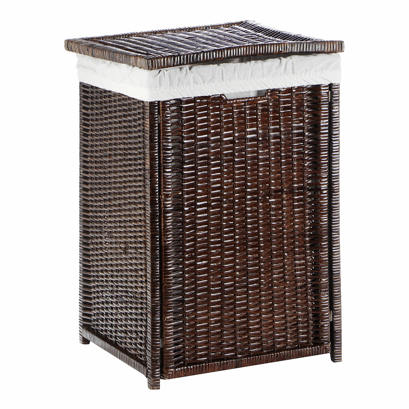 Корзина для белья Rattan grand Tokyo с крышкой medium brown