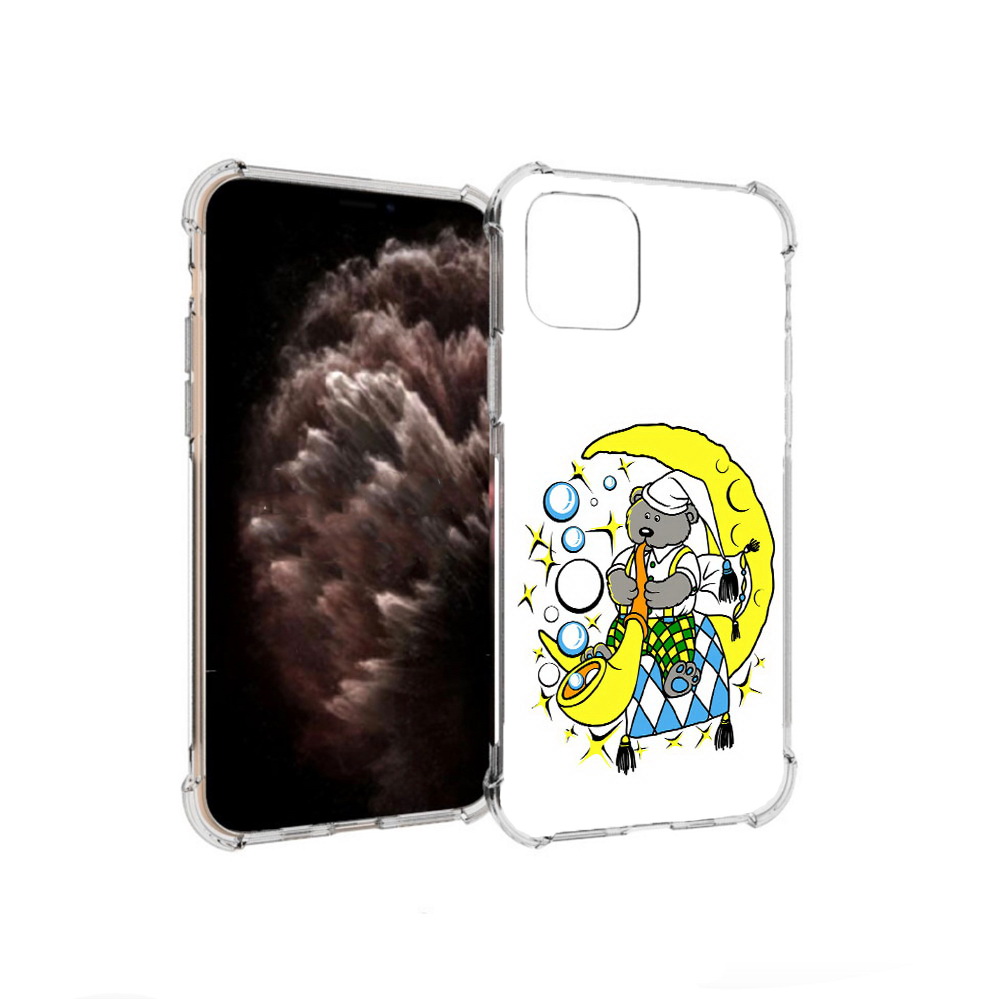 

Чехол MyPads Tocco для Apple iPhone 11 Pro Сырная луна, Прозрачный, Tocco