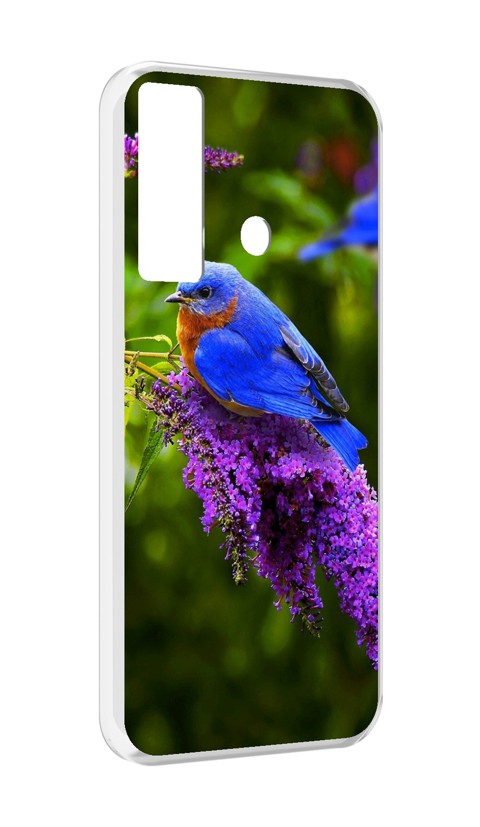 

Чехол MyPads Птица-сиреневая для Tecno Camon 17, Прозрачный, Tocco