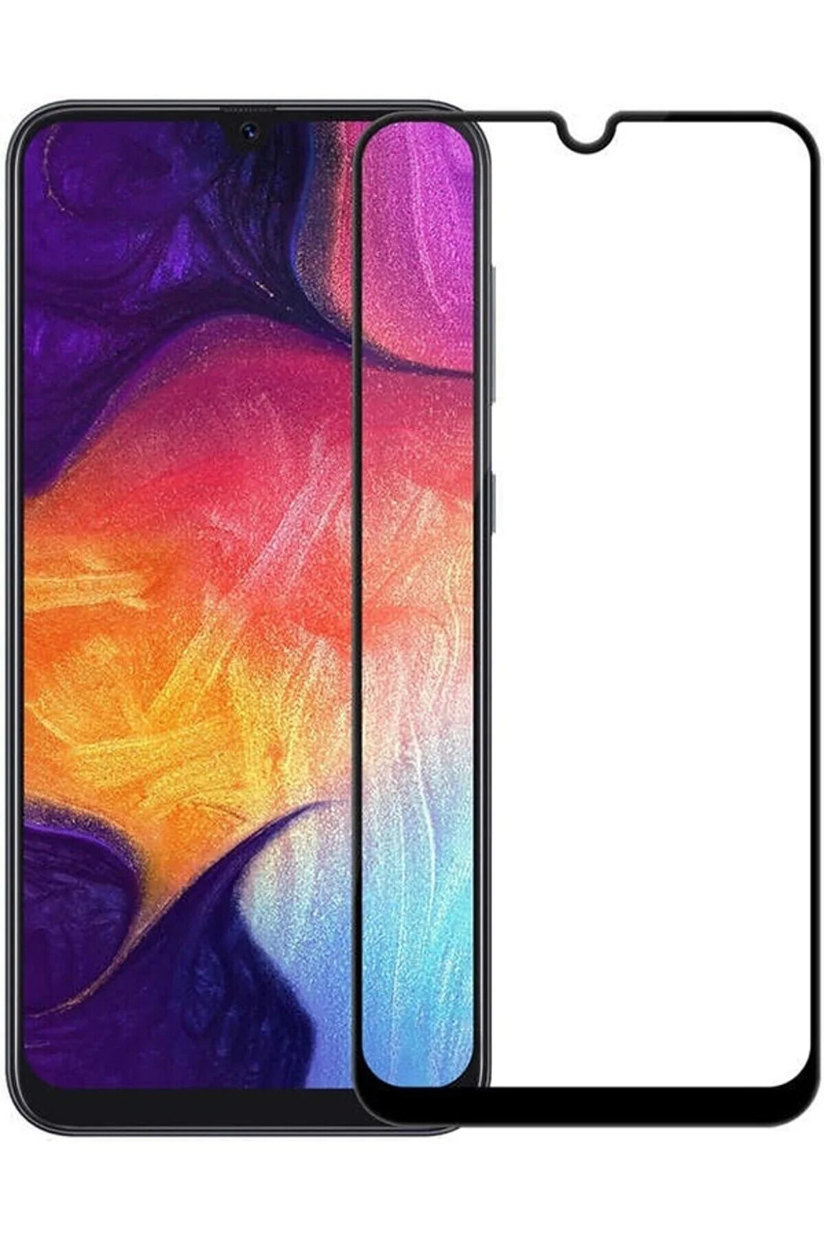 

Защитное стекло для Samsung Galaxy A22 Full Screen Black, Samsung Galaxy A22