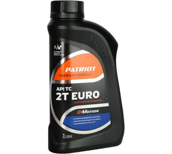 Моторное масло PATRIOT полусинтетическое G-Motion 2Т EURO 1л