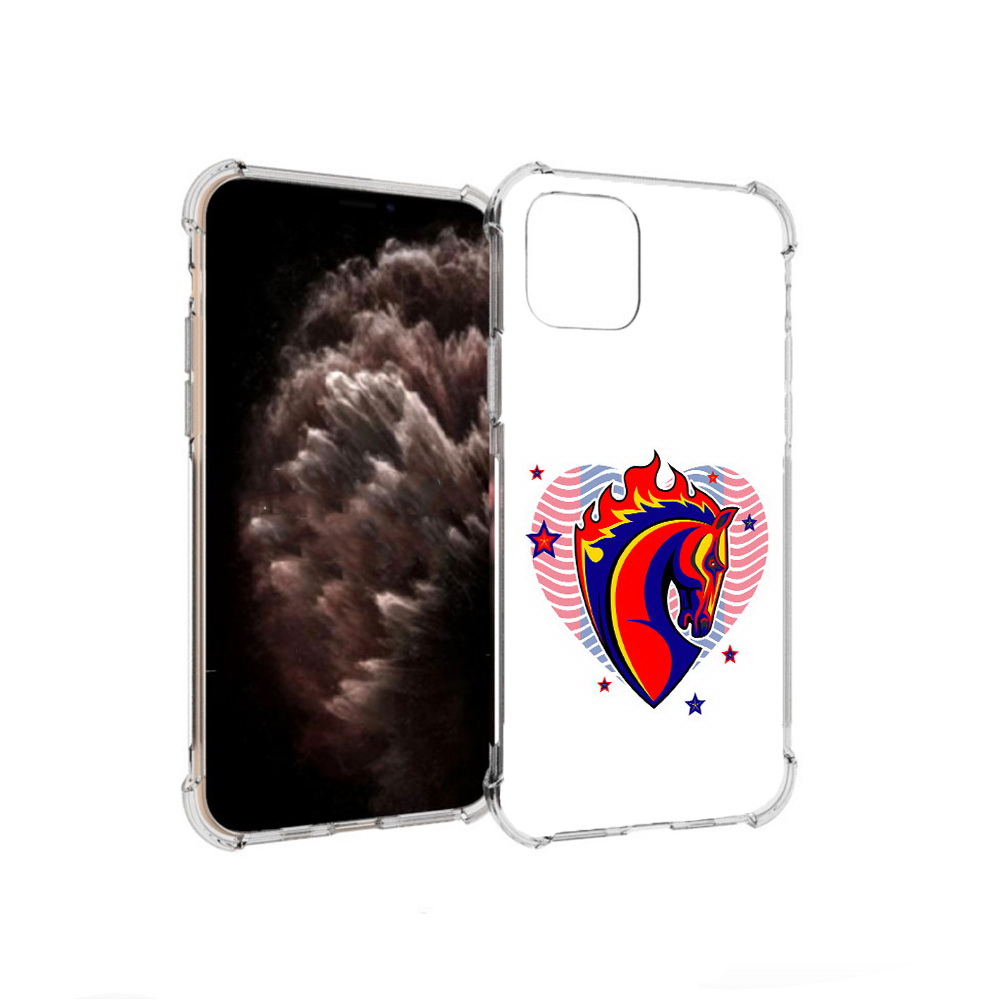 

Чехол MyPads Tocco для Apple iPhone 11 Pro ФК ЦСЛ Лошадь, Прозрачный, Tocco