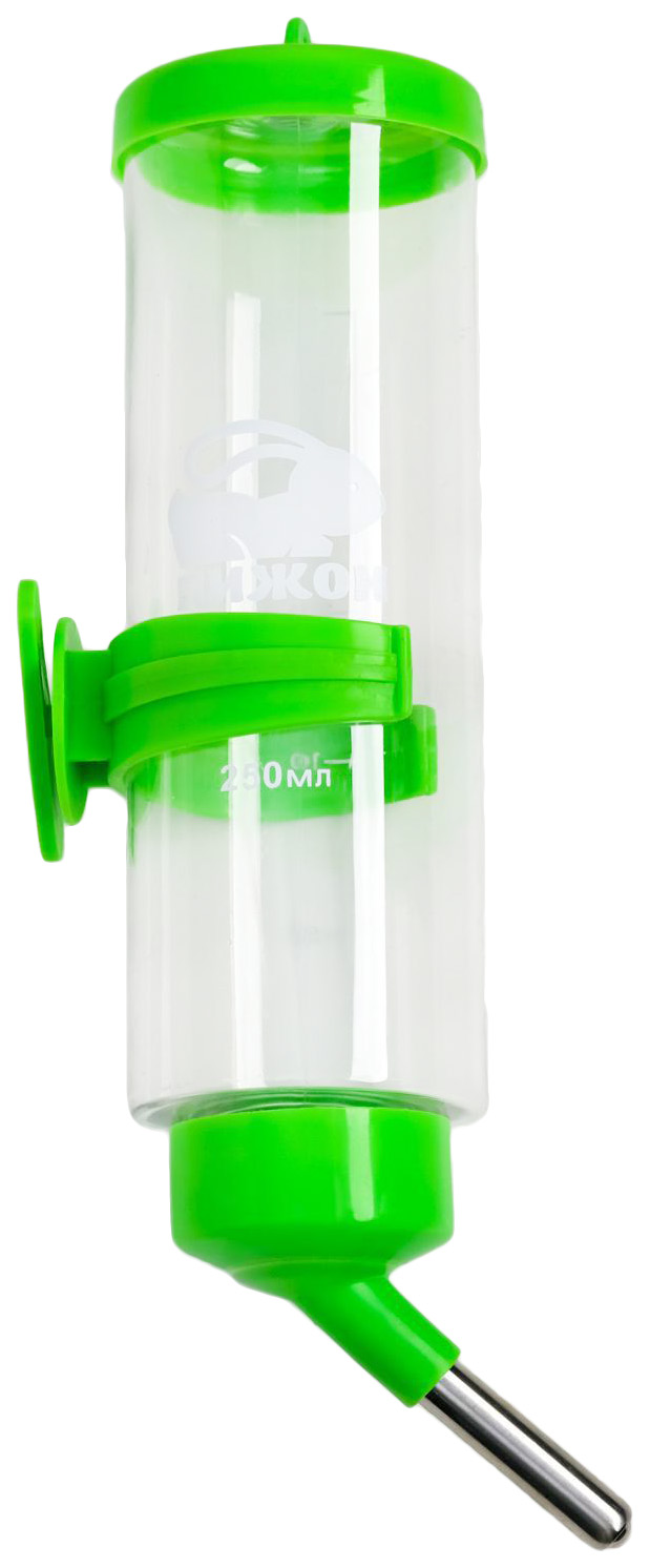 Поилка для грызунов Пижон, 250 мл, зелёная