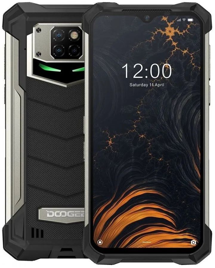 Смартфон Doogee S88 Plus, 6.3", 8 Гб, 128 Гб, 48 Мп, 16 Мп, 2 sim, LTE, 10000 мАч, черный 100050873577