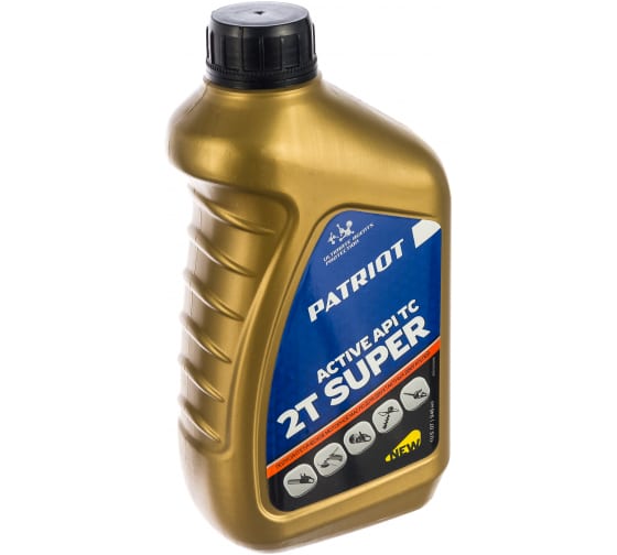 Моторное масло PATRIOT полусинтетическое SUPER ACTIVE 2T 0,946л