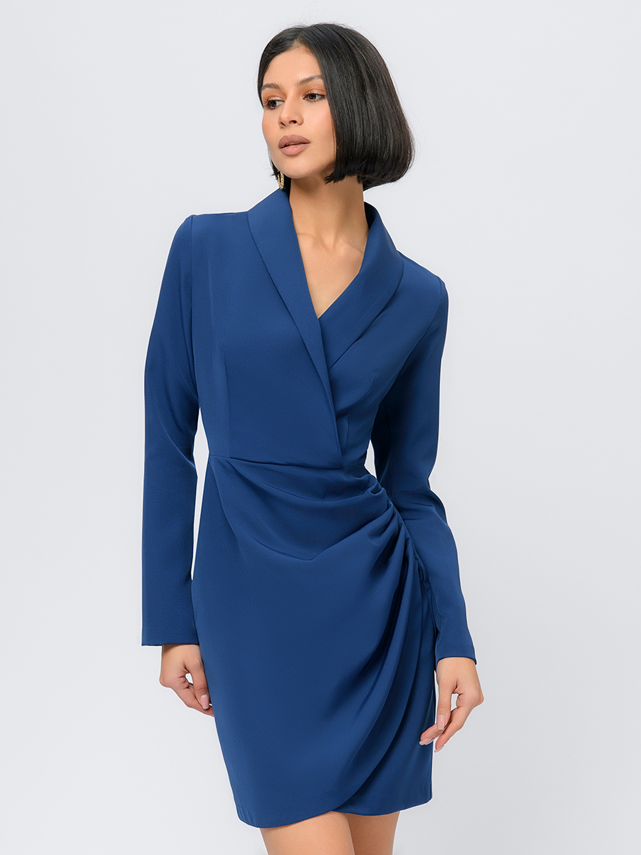 

Платье женское 1001dress 0102989VS синее 44 RU, Синий, 0102989VS