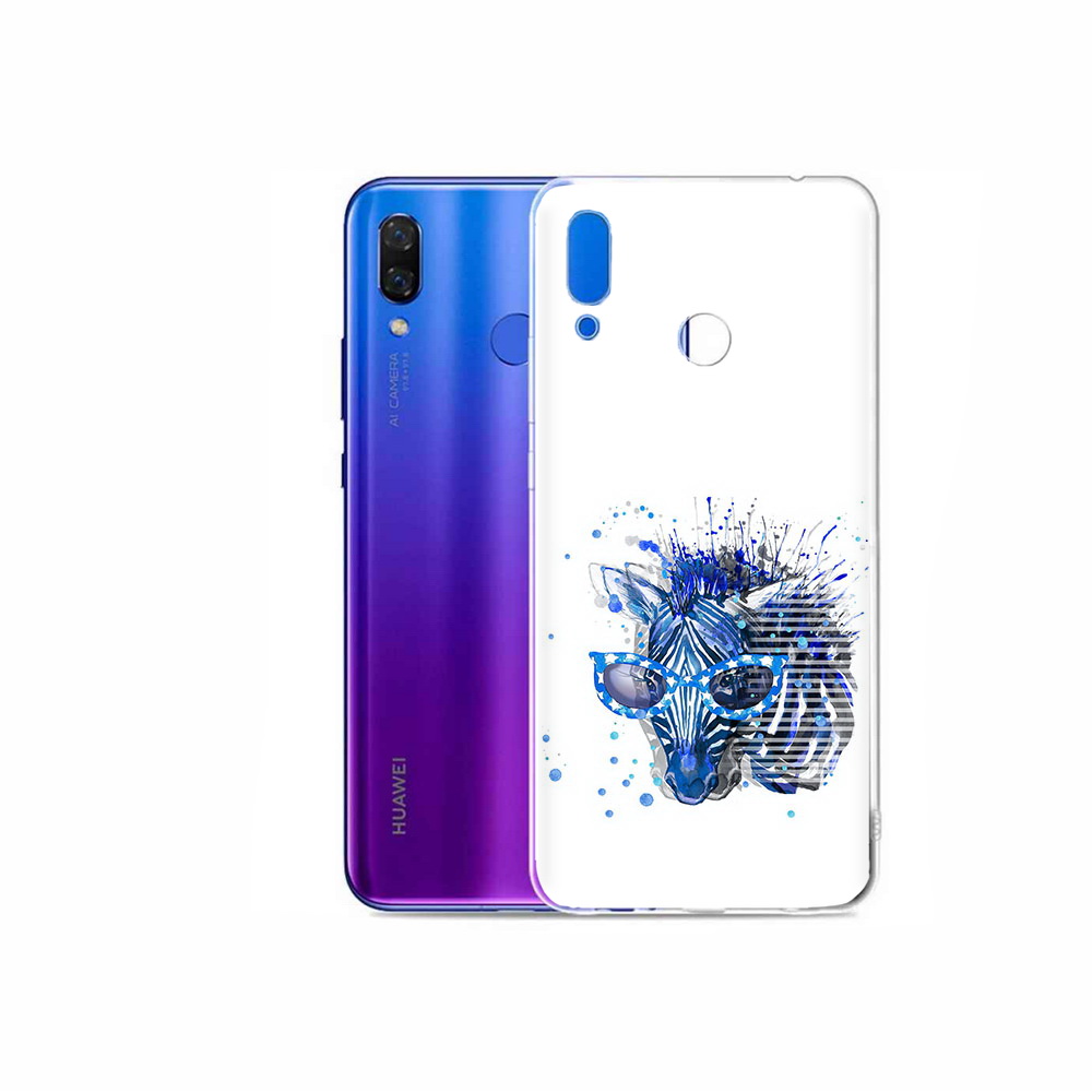 

Чехол MyPads Tocco для Honor Play расплывчатая зебра, Прозрачный, Tocco