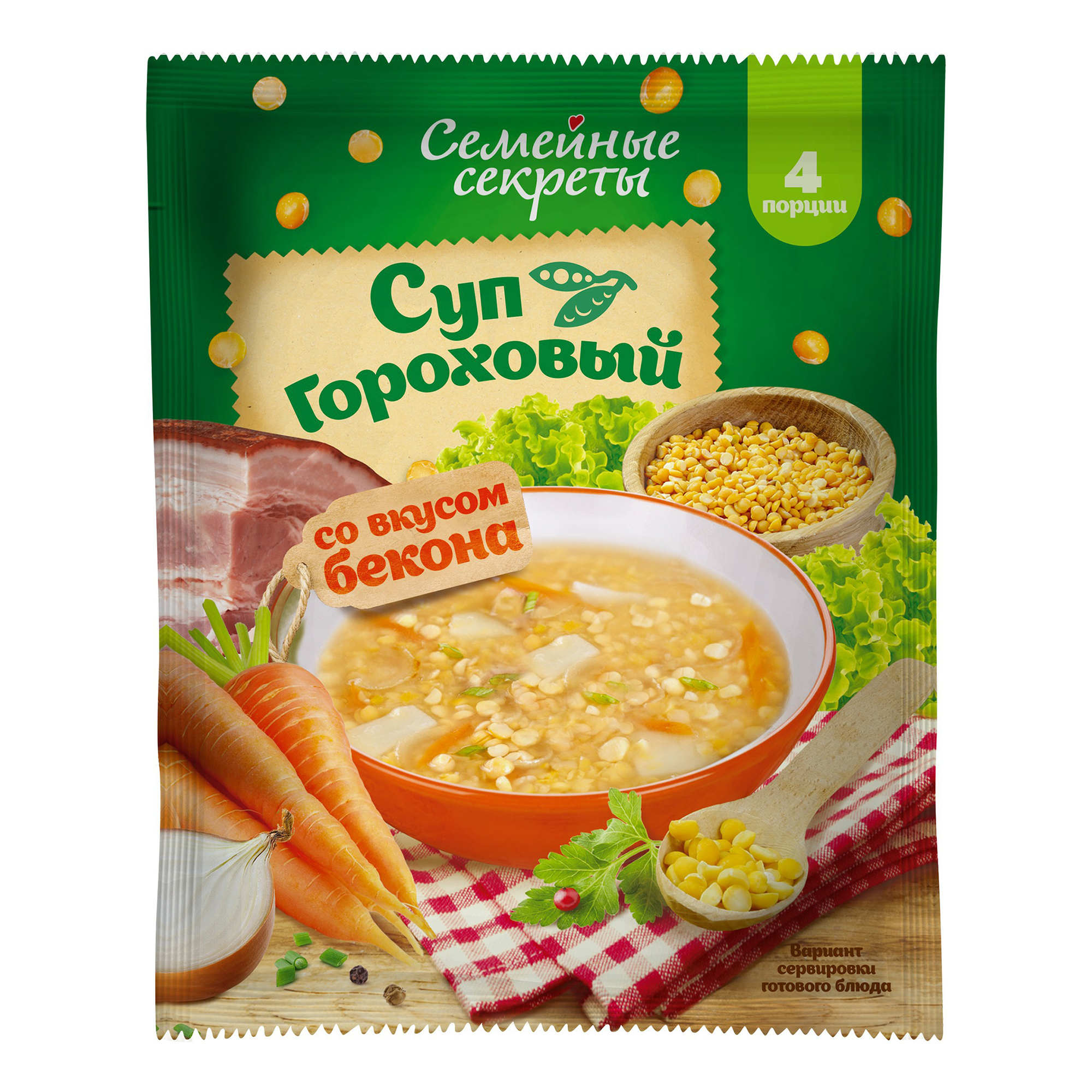 

Суп гороховый Магнит со вкусом бекона 70 г