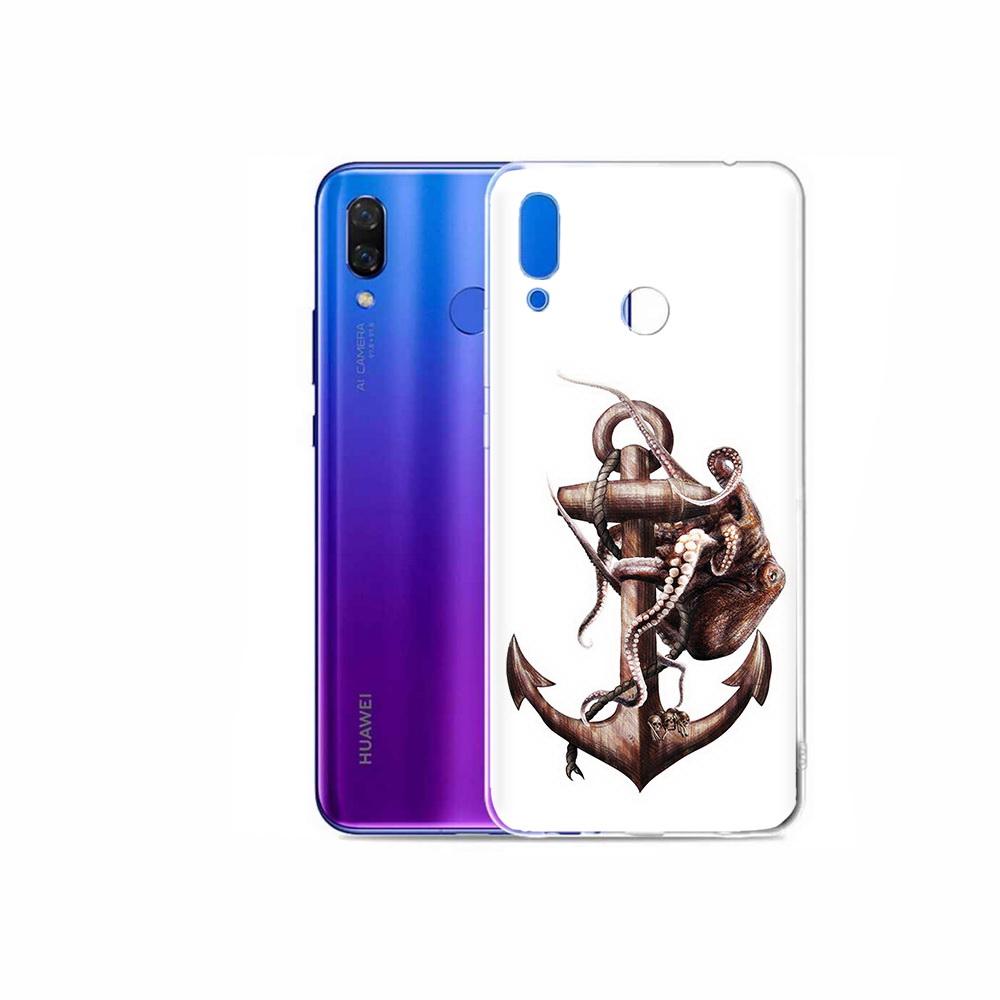 

Чехол MyPads Tocco для Honor Play ржавый якорь, Прозрачный, Tocco