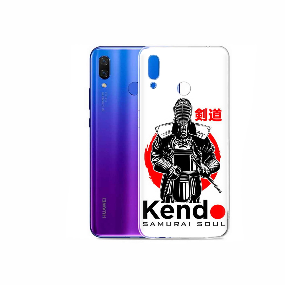 

Чехол MyPads Tocco для Honor Play рисованый самурай, Прозрачный, Tocco
