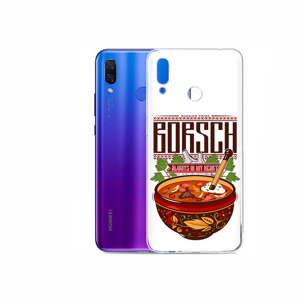 

Чехол MyPads Tocco для Honor Play русский борщ, Прозрачный, Tocco
