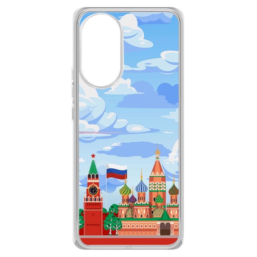 

Чехол-накладка Krutoff Clear Case Красная Площадь для Huawei Nova 9