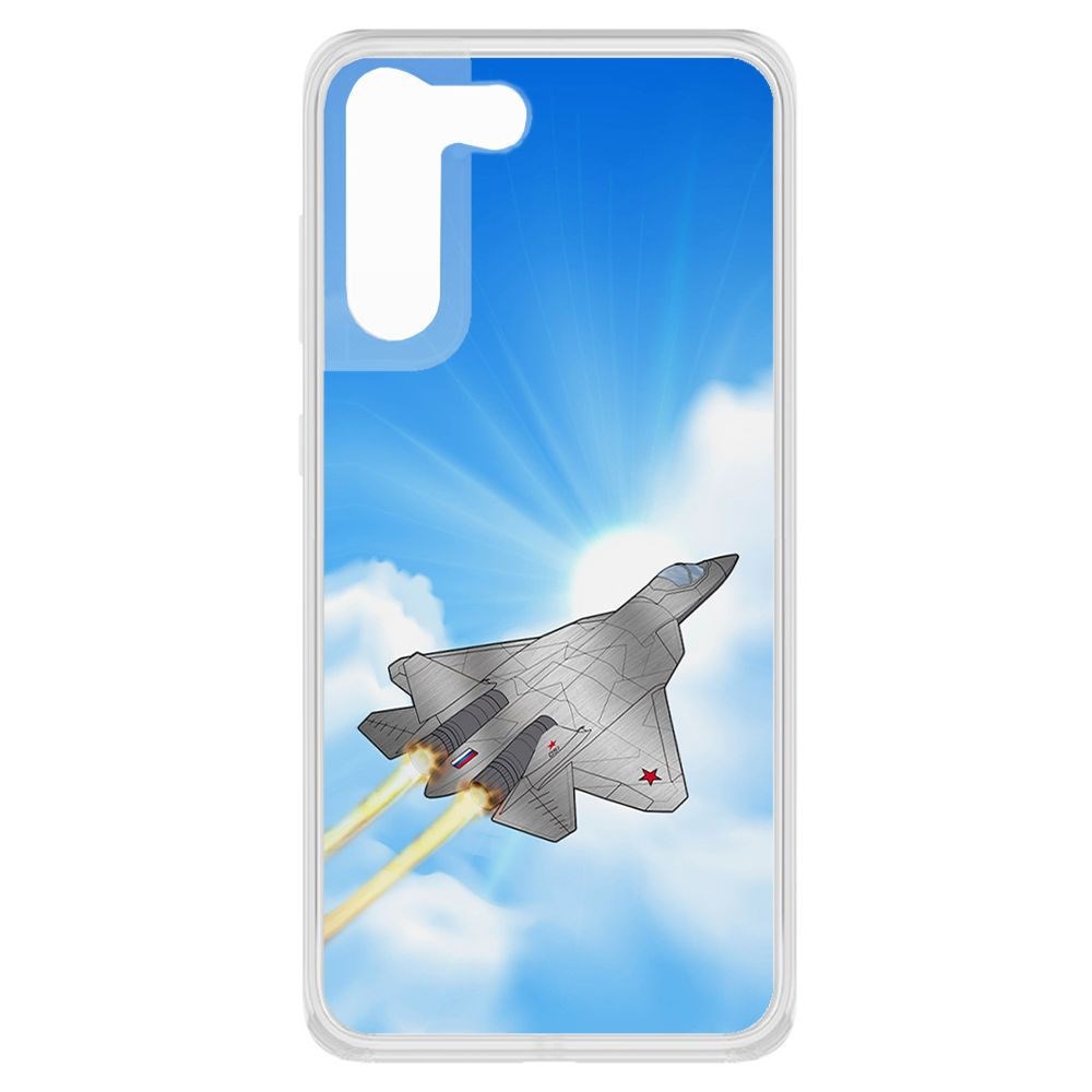 

Чехол-накладка Krutoff Clear Case СУ-57 для Samsung Galaxy S21 FE (G990), Прозрачный
