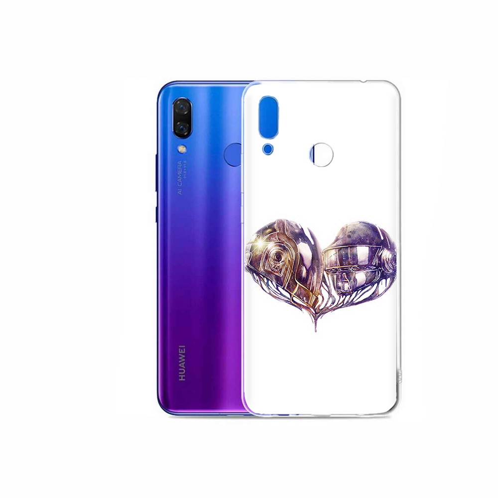 

Чехол MyPads Tocco для Honor Play сердце абстракция, Прозрачный, Tocco